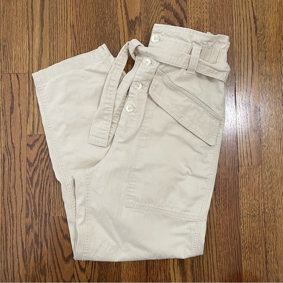 BDG Urban Outfitters Baggy Cargo High Waisted Tie Pants Size Small - Picture 1 of 10